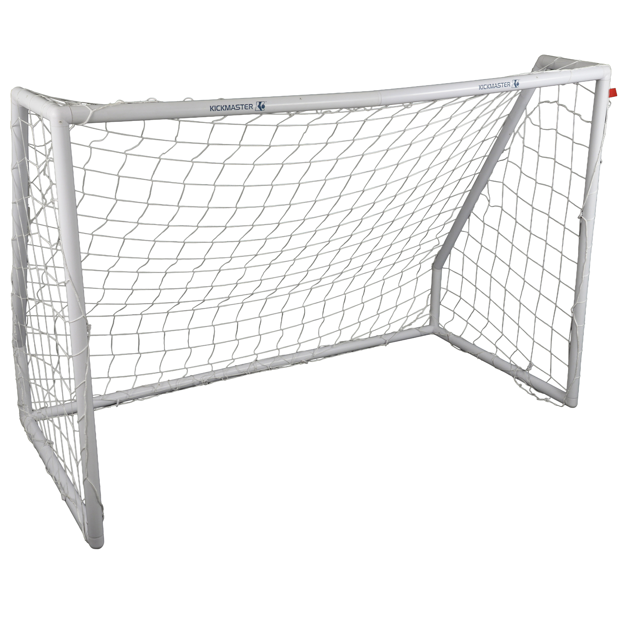 Kickmaster 68mm Premium PVC Goal - White - 6ft 